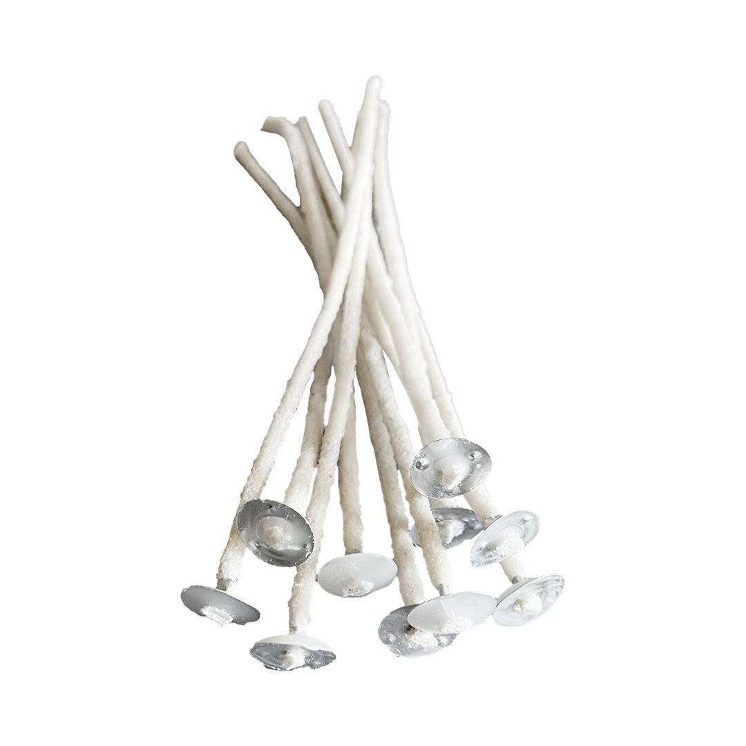Handmade Pre-Waxed & Tabbed Candle Wicks - 2mm x 15cm - 100 Piece - Pacifrica - CW2x15x100P