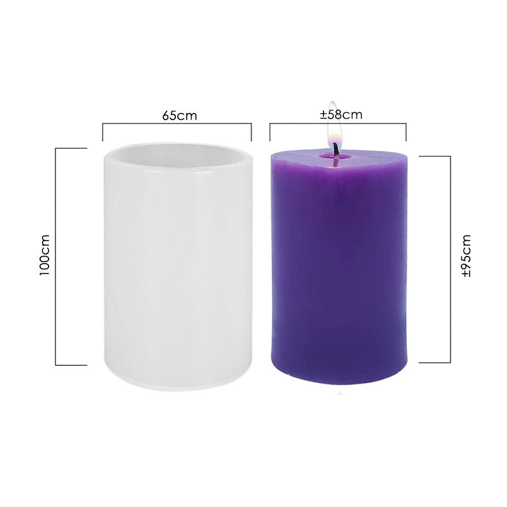 Silicone Candle Mold Pillar 105 - Pacifrica - CMPIL105