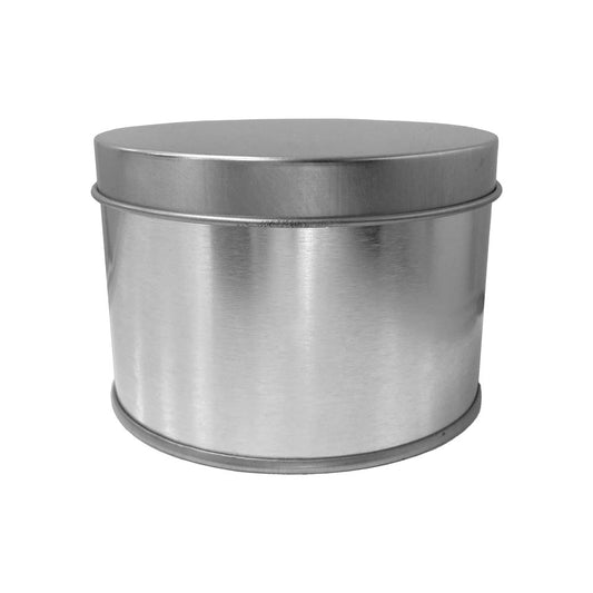 Tin Cup with lid - Silver - Pacifrica - TINCUP300