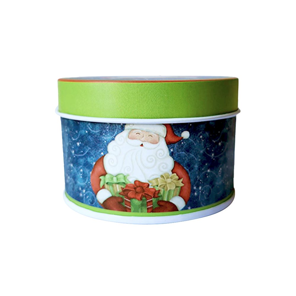 Tin Cup with lid - Small Father Christmas Blue - Pacifrica -